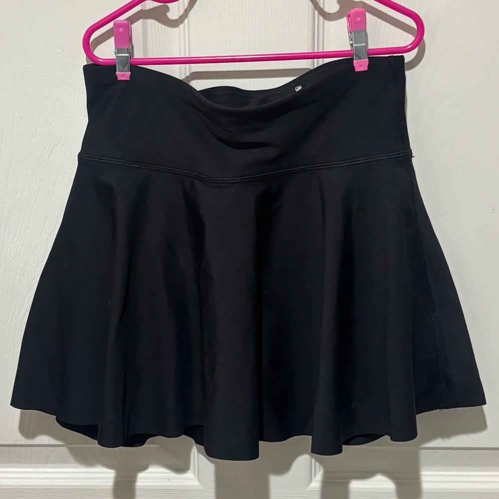 Old Navy Active Powersoft Black Flared Skirt